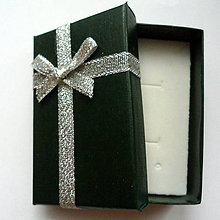 Obalový materiál - Krabička 5x8x2,5cm-1ks (tm.zelená) - 8731692_
