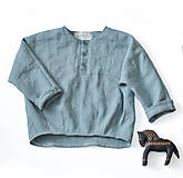 Detské oblečenie - Tunika HUGO dymovo zelená (4-6 rokov) - 8731581_