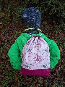 Detské tašky - Batôžtek pre škôlkárku ružový - 8743334_