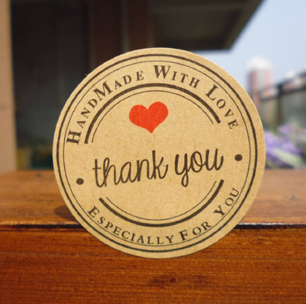 NA101 Nálepka thank you 3,8 cm
