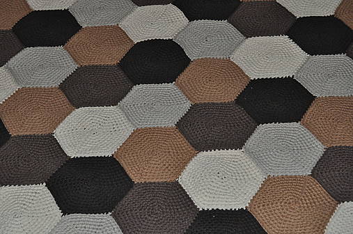 Úžitkový textil - Koberec v prírodných odtieňoch - 8752783_