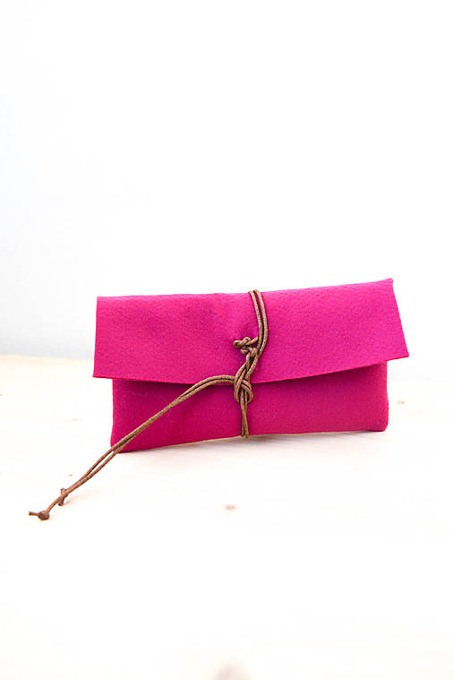 Taštičky - Urban... My Purse... Colors #1... felt (ružová) - 8757705_