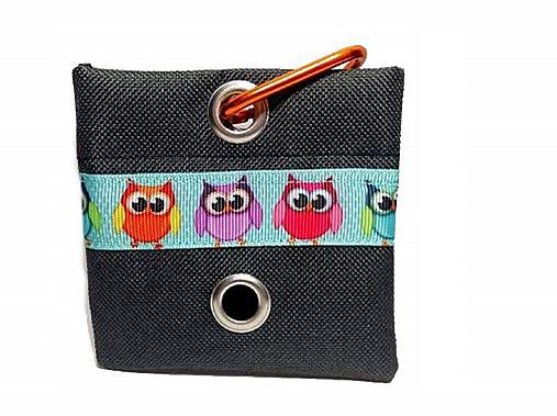 Pre zvieratá - Zásobník na WC vrecká Soví partia - 8756676_