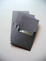Papiernictvo - jednoduchý CD obal/ kamenný šedý - 8761962_