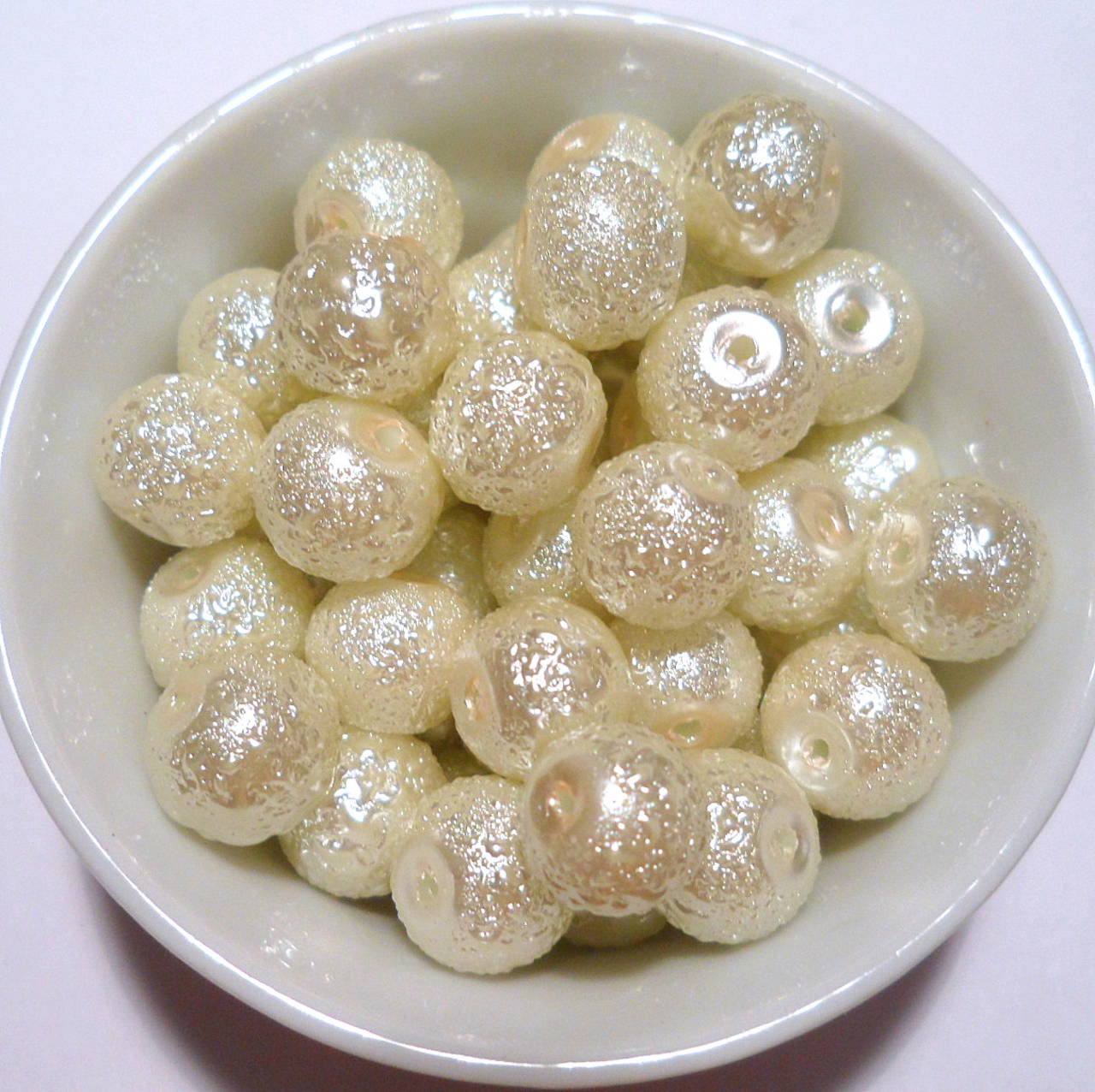 Vosk.vrúbkované korálky 7mm-20ks