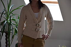 Ručne pletený pulóver (dámsky sveter)