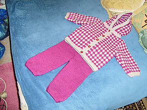 Detské oblečenie - Detské pletené nohavice - 8786093_