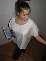 Topy, tričká, tielka - hodvábny top Nela - 8786109_