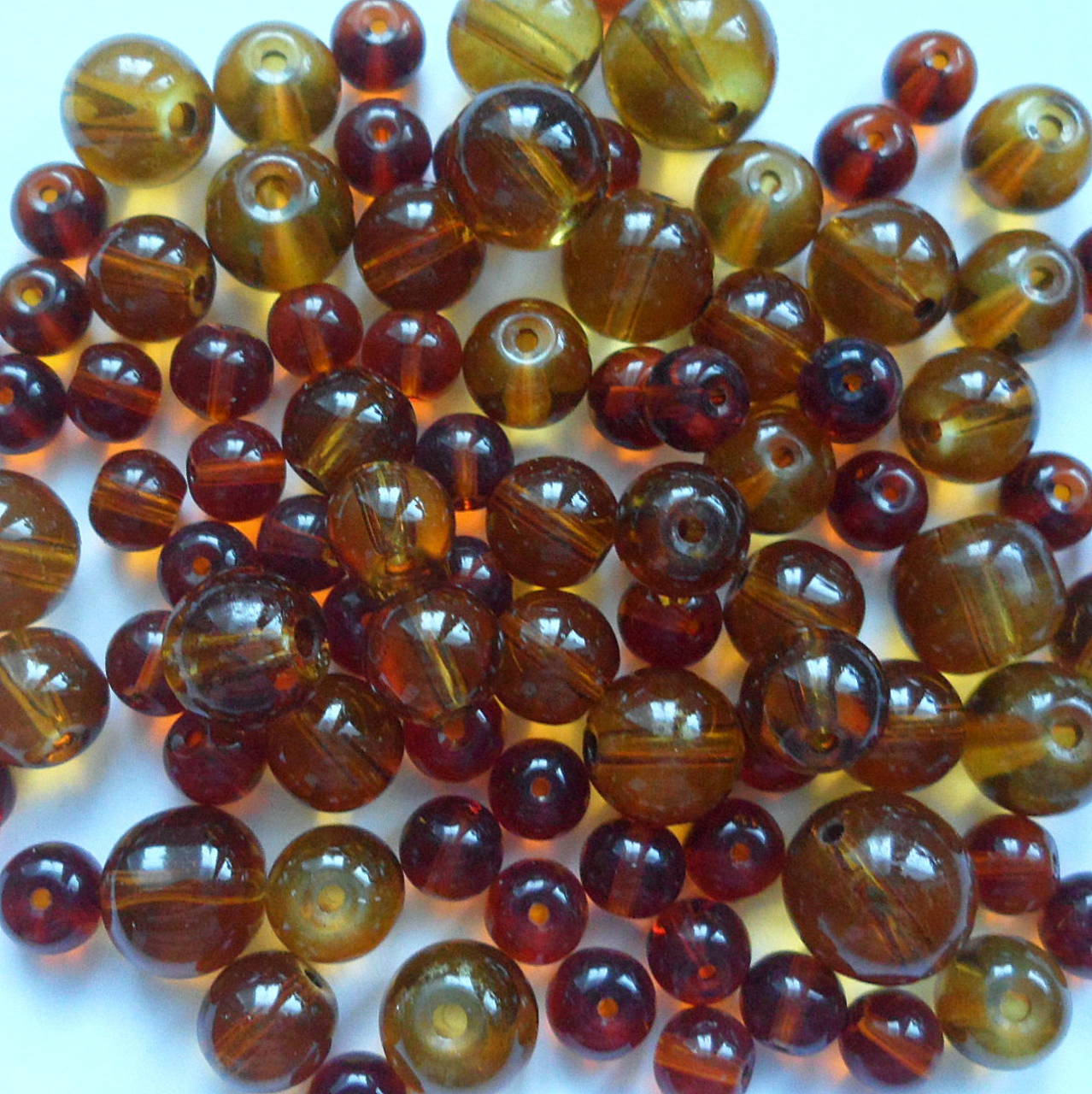 Sklenený MIX (hnedá-93ks)