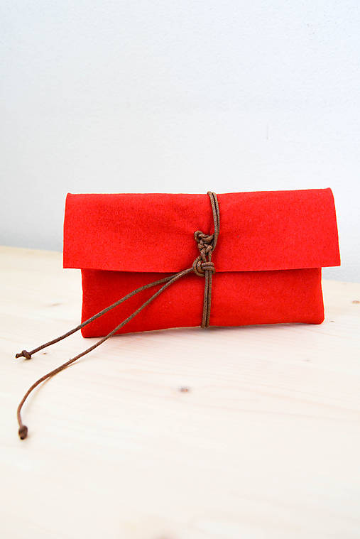 Taštičky - Urban... My Purse... Colors #1... felt (červená) - 8757696_