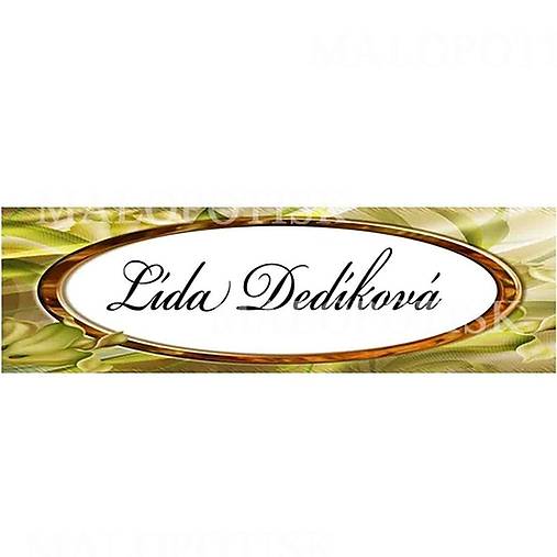 Tabuľky - Tabuľka na dvere 10x3cm - 8808686_