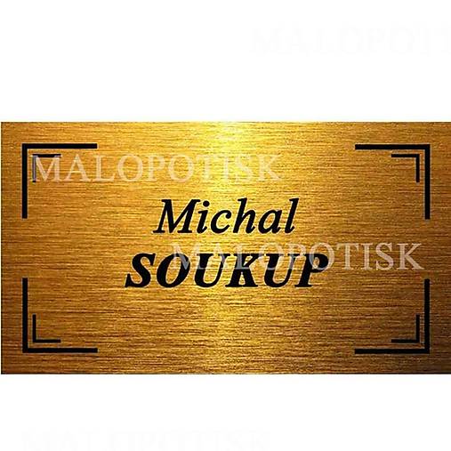 Tabuľky - Tabuľka na dvere 9x5cm - 8808876_