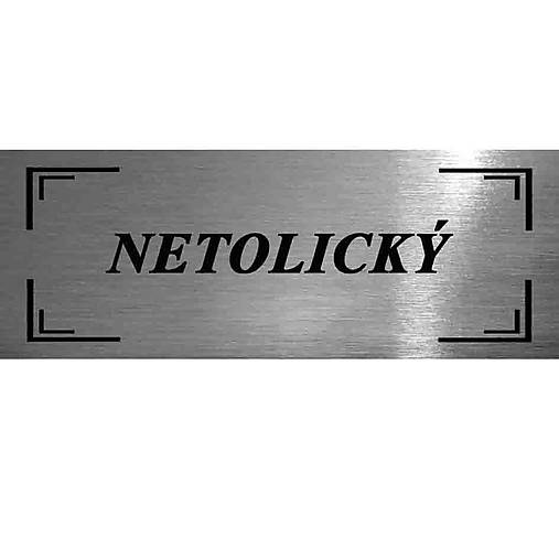Tabuľky - Tabuľka na dvere 10x3cm - 8808921_
