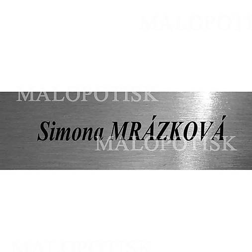 Tabuľky - Tabuľka na dvere 10x3cm - 8808925_