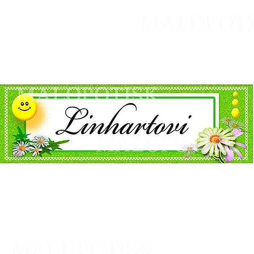 Tabuľky - Tabuľka na dvere 10x3cm - 8809735_