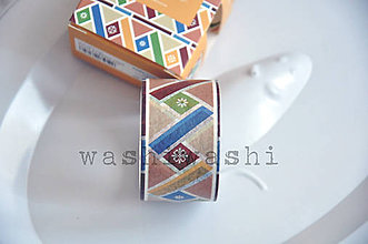 Papier - washi paska vintage geometrie - 8816205_