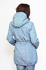 Bundy a kabáty - Softshellový kabát na nosenie detí- květinový vzor - 8822432_