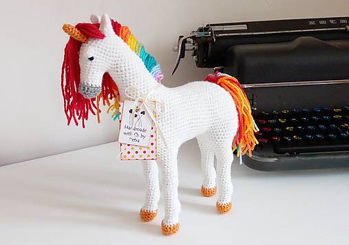 Hračky - Tátošík jednorožec - 8824675_