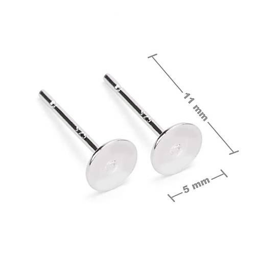 Komponenty - Stříbrná puzeta 5mm Ag 925 - 8824705_