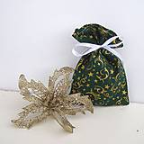 Úžitkový textil - Vianočné darčekové vrecúško - 8833217_