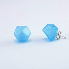 Náušnice - Náušnice krystal iceland blue - 8839659_