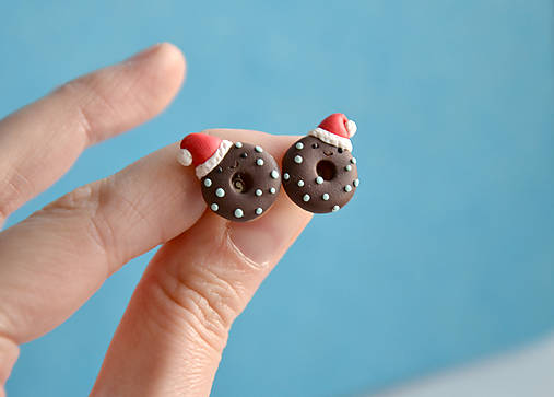 Náušnice - Donut (Mikuláš 2) - 8837404_