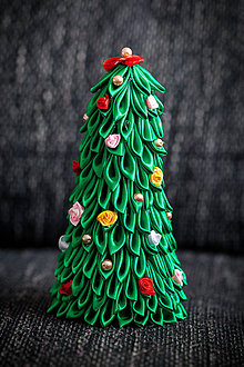 Dekorácie - vianočný stromček - 8842605_