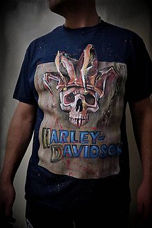 Topy, tričká, tielka - Joker-Harley Davidson - 8848878_