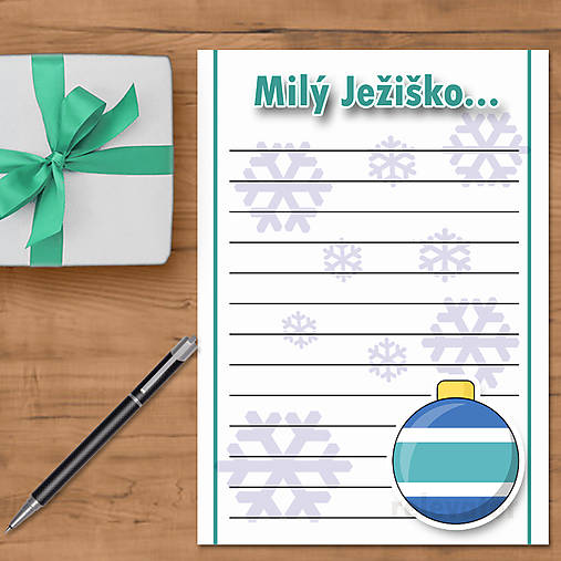 Papiernictvo - List Ježiškovi simple - 8854148_