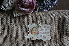 Dekorácie - Vianočný veniec "Vintage ruža" - 8858393_