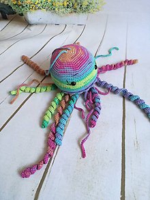 Hračky - chobotnica farebna - 8866053_