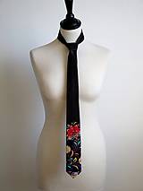 Pánske doplnky - kravata Farebný ornament - 8865126_