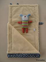 Detský textil - RUNO SHOP fusak pre deti do kočíka 100% ovčie runo MERINO TOP super wash Hviezdička sivá - 8876013_