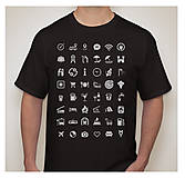 Pánske oblečenie - Ikonkové cestovateľské tričko-pánske čierne - 8883322_