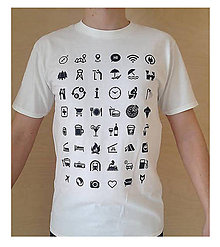 Pánske oblečenie - Ikonkové cestovateľské tričko-pánske biele - 8883433_