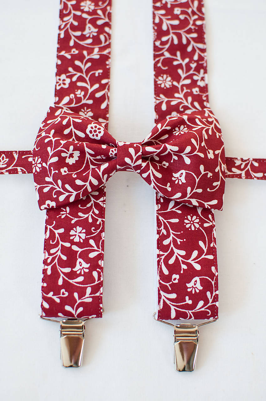 Folkový set červený