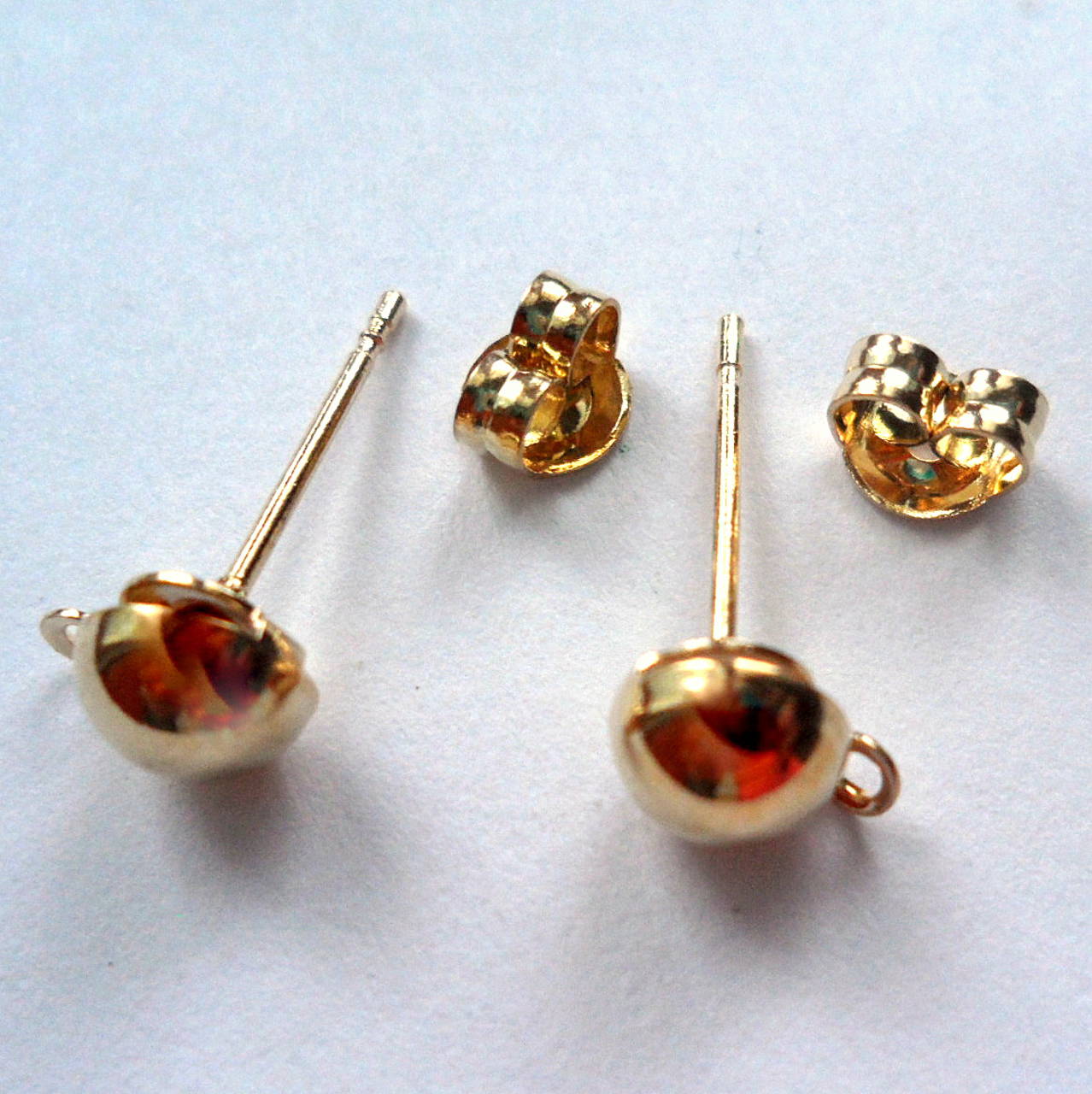 Puzeta-pozlátená-1pár (5,5mm-gulička)