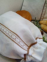 Úžitkový textil - Darčeková sada - ľanové vrecká z ručne tkaného plátna - 8888670_
