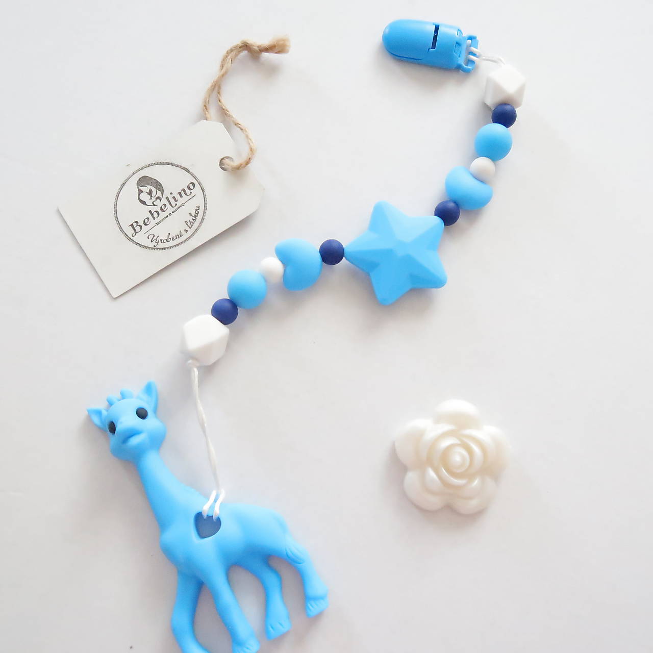 Silikónové hryzátko - žirafka Tomi