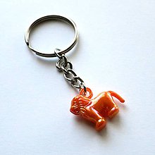 Kľúčenky - Kľúčenky detské - lev (Oranžová) - 8893310_