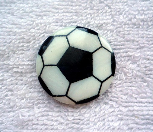 Perleťová placka 30mm-1ks (futbal)