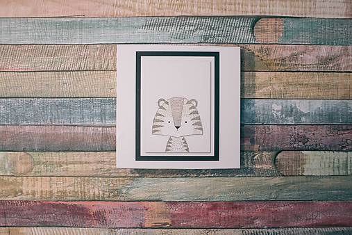 Papiernictvo - Leporelo 13x13 ,,Tigrík,, - 8897848_