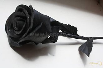 Dekorácie - Kované ruže (Čierna) - 8902824_