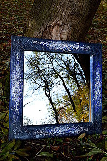 Zrkadlá - Maľované zrkadlo - 8903126_