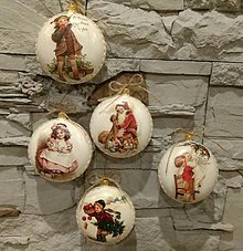 Dekorácie - Vianočná plastová dekorácia medailónII. - 8904751_