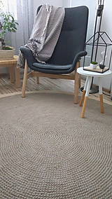 Úžitkový textil - Veľký okrúhly koberec - priemer 200 centimetrov - 8906734_