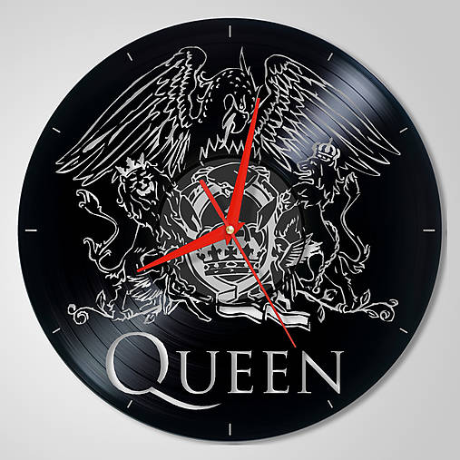 Queen - vinylové hodiny (vinyl clocks)
