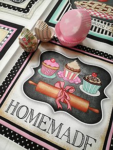 Textil - Bavlnený panel Home sweet home - 8915512_