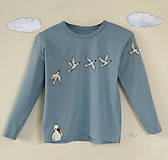  - Detské maľované tričko "Pipo ešte nevie lietať" - 8915752_