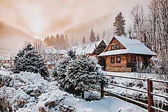Fotografie - dedinka pod snehom - 8927029_